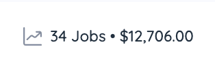34 jobs · $12,706 in a single month